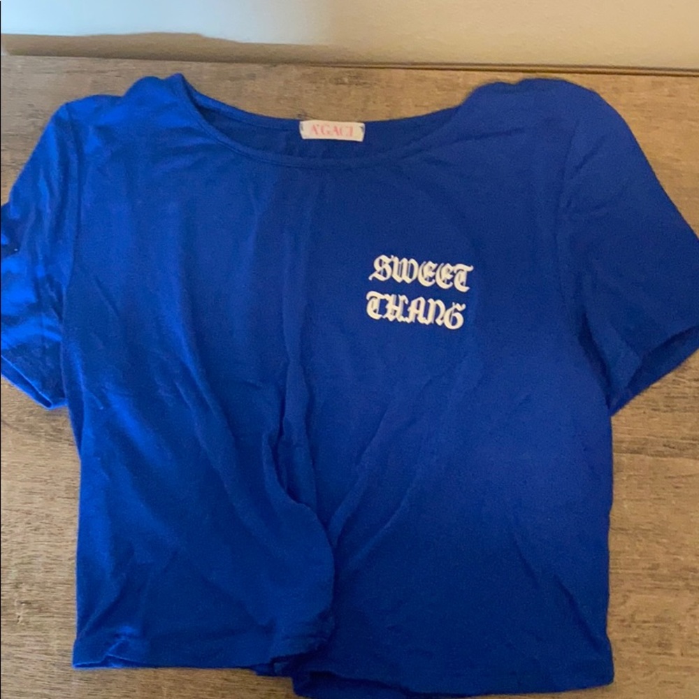 Tie Up Crop Tee
